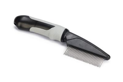 Beeztees Beeztees Verzorgingskam Middel Zwart/Grijs (21cm)
