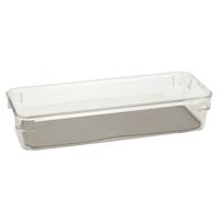 Keuken lade organizer bakje - 1-vaks - Tidy Smart serie - kunststof - 9 x 23 x 4,5 cm