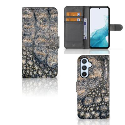 Samsung Galaxy A54 5G | Telefoonhoesje | Met pasjeshouder | Krokodillenprint