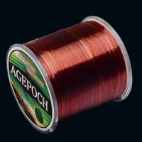 6.0# 0 40 mm 15 5 kg spanning 500m Extra sterk ingevoerde ruwe zijde Nylon vislijn (wijn rood)