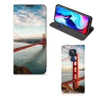 Motorola Moto G9 Play | Book Cover | Golden Gate Bridge