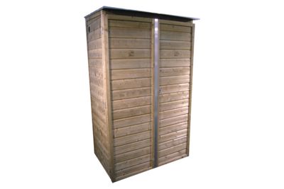 Hoge tuinkast 125x82x206 cm- - Hout- Lutrabox