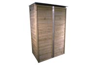 Hoge tuinkast 125x82x206 cm- - Hout- Lutrabox Hoge tuinkast 125x82x206 cm- - Hout- Lutrabox