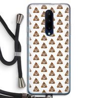 Poop emoji: OnePlus 7 Pro Transparant Hoesje met koord