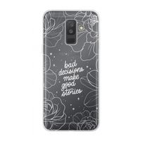 Good stories: Samsung Galaxy A6 Plus (2018) Transparant Hoesje