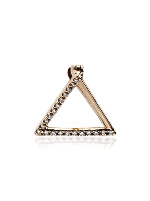 Shihara boucle d'oreille en or jaune 18ct - Métallisé