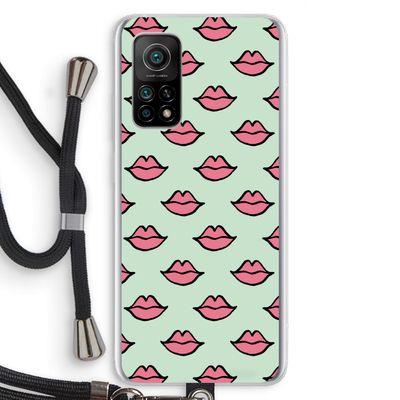 Lipjes: Xiaomi Mi 10T 5G Transparant Hoesje met koord