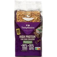 TastyBasics Crackers maanzaad en olijf (8x25 gr)