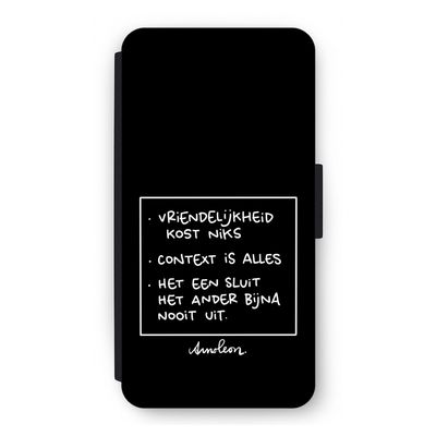 Mijn Motto's: iPhone 12 Flip Hoesje