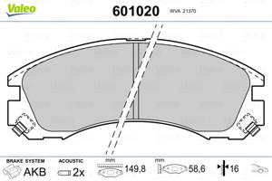 Valeo Remblokset 601020