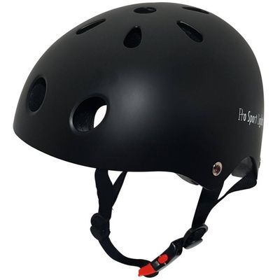 Pro Sport Lights Fietshelm Junior Polystyreen Zwart Maat M