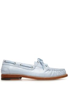 Bally mocassins Rimion à effet peau de crocodile - Bleu