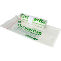 CircularBag Afvalzak | Gerecycled LDPE | 70/ 14.5x193cm | transparant | 84 stuks