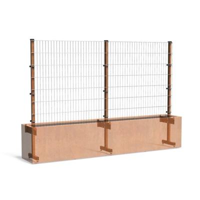 Trellis cortenstaal 300 x h. 200 cm