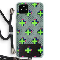 8-bit N°10: Pixel 5a 5G Transparant Hoesje met koord