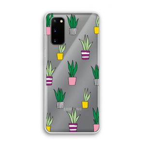 Sanseveria: Samsung Galaxy S20 Transparant Hoesje