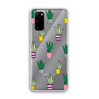 Sanseveria: Samsung Galaxy S20 Transparant Hoesje