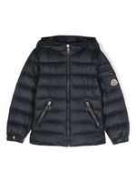 Moncler Enfant doudoune à logo appliqué - Bleu - thumbnail