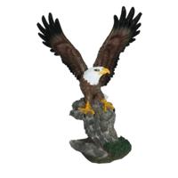 Amerikaanse zeearend beeldje - decoratie - polystone - 28 cm
