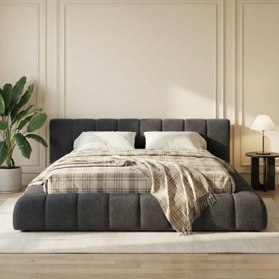 Boxspring Amour Iconic Teddy - Antraciet - Dekbed-Discounter.nl Boxspring Amour Iconic Teddy - Antraciet - Dekbed-Discounter.nl