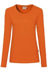 HAKRO Regular Fit Dames T-shirt oranje, Effen