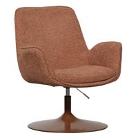 WOOOD Verstelbare Fauteuil 'Marten' Geweven stof, kleur Oranje