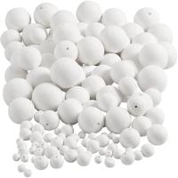 Creativ Company Ballen, d 12+15+20+30+40+50 mm, wit, 240 stuk/ 1 doos
