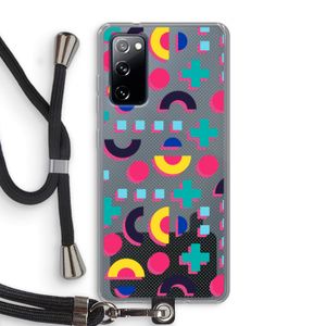 8-bit N°2: Samsung Galaxy S20 FE / S20 FE 5G Transparant Hoesje met koord