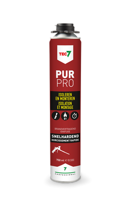 Tec7 Pur Pro Hoog-kwalitatief PU-schuimen 750ml - 670005000