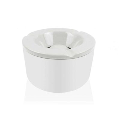 Asbak Versa Wit Dolomite 11,2 x 6,2 x 11,2 cm Cirkelvormig