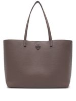 Tory Burch sac cabas McGraw à plaque logo - Gris - thumbnail