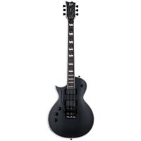 ESP LTD Deluxe EC-1000FR Black Satin linkshandige elektrische gitaar - thumbnail