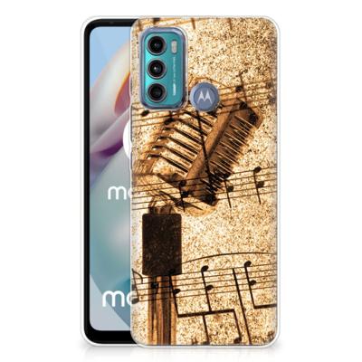Motorola Moto G60 | Siliconen hoesje | met foto Bladmuziek Motorola Moto G60 | Siliconen hoesje | met foto Bladmuziek