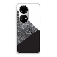 Combinatie marmer: Huawei P50 Pro Transparant Hoesje