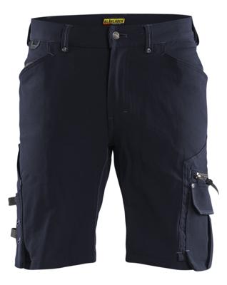 Blåkläder Short 4-weg stretch X1900 zonder spijkerzakken 19871644 | Donker marineblauw/Zwart | Maat 50 - 7330509688304