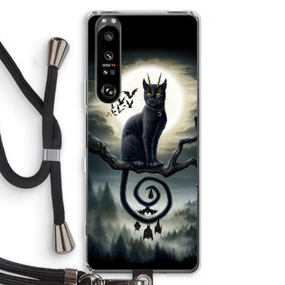 Moonlight Companions: Sony Xperia 1 III Transparant Hoesje met koord