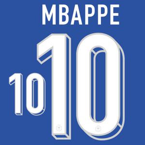 Mbappe 10 (Officiële Frankrijk Bedrukking 2024-2025)
