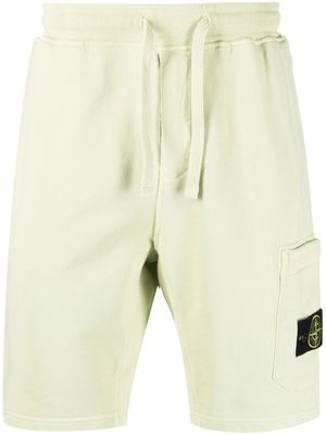 Stone Island short de sport à motif Compass - Vert