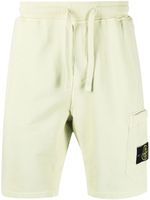 Stone Island short de sport à motif Compass - Vert - thumbnail