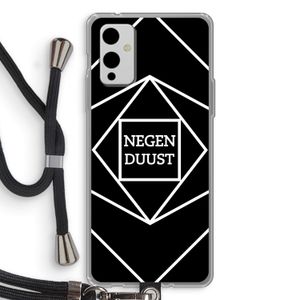 Negenduust geometrisch: OnePlus 9 Transparant Hoesje met koord