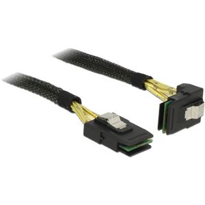 DeLOCK mini SAS SFF-8087 > mini SAS SFF-8087 angled , 1m kabel 83642