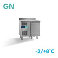 Dieptekoelwerkbank | 1 deurs GN | werkblad met opstaande rand | stekkerklaar