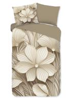 Good Morning Dekbedovertrek "" - Zand - (140x200/220 cm) - Katoen