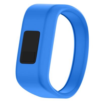 Siliconen sport polsband voor Garmin Vivofit JR maat: Large (hemelsblauw)