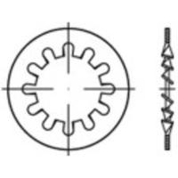 TOOLCRAFT 1067161 Tandveerring Binnendiameter: 6.4 mm DIN 6797 RVS 1000 stuk(s)