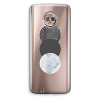 Marmeren cirkels: Motorola Moto G6 Transparant Hoesje
