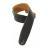 Levys Leathers M4GF-BLK gevoerd lederen gitaarband, zwart
