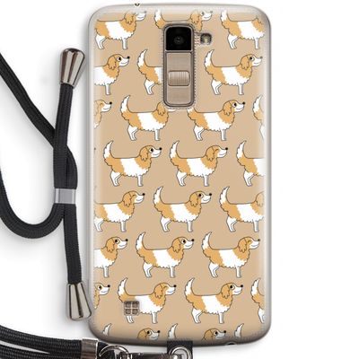 Doggy: LG K10 (2016) Transparant Hoesje met koord