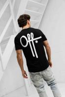 Off The Pitch Fullstop Slim Fit T-Shirt Heren Zwart - Maat XS - Kleur: Zwart | Soccerfanshop