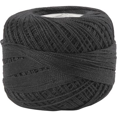 Creativ Company Mercerised katoengaren, zwart, 20 gr/ 1 bol